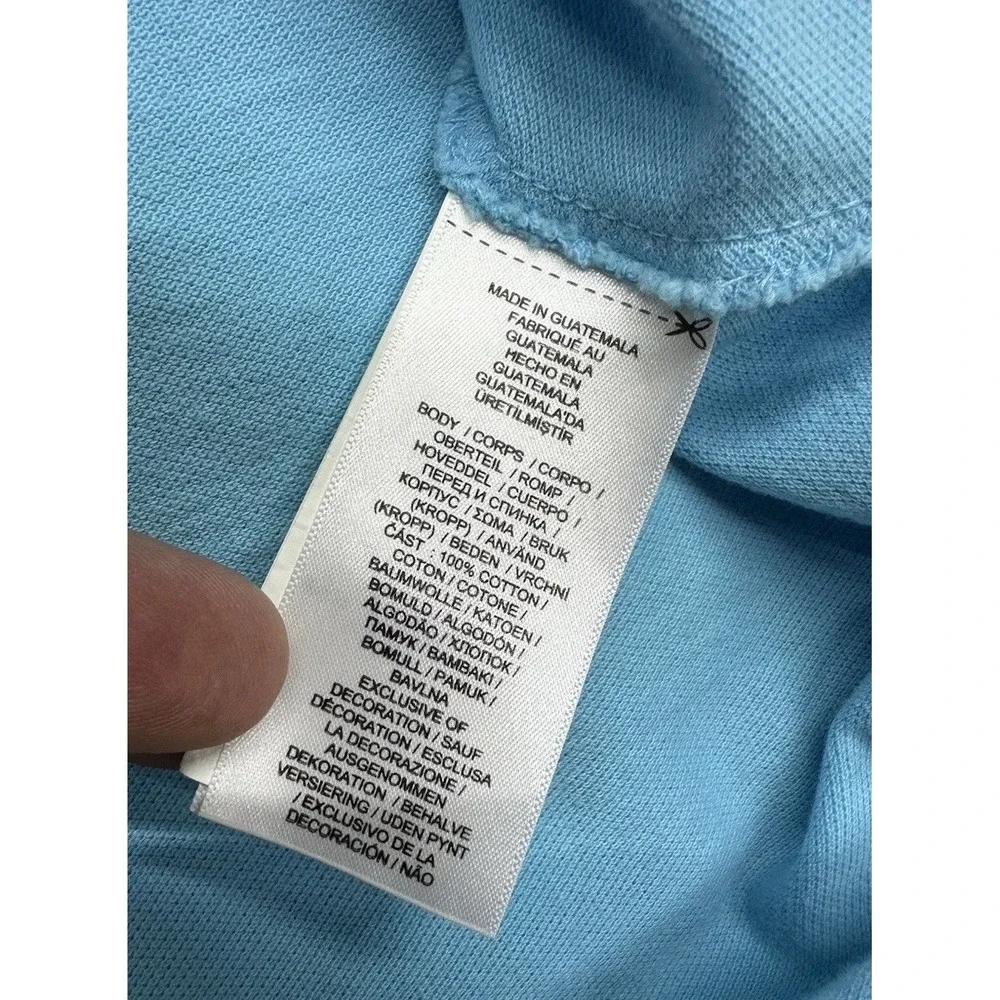 Polo Ralph Lauren Polo Shirt Aqua Blue Custom Slim Fit / Men's‎ Large